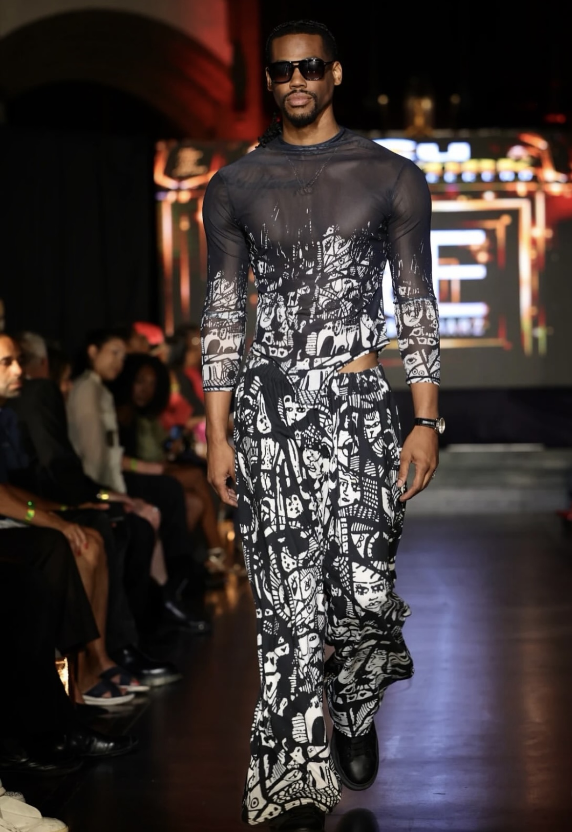 Shayne Scruggs Walks for Australian Designer Lewis Beilharz